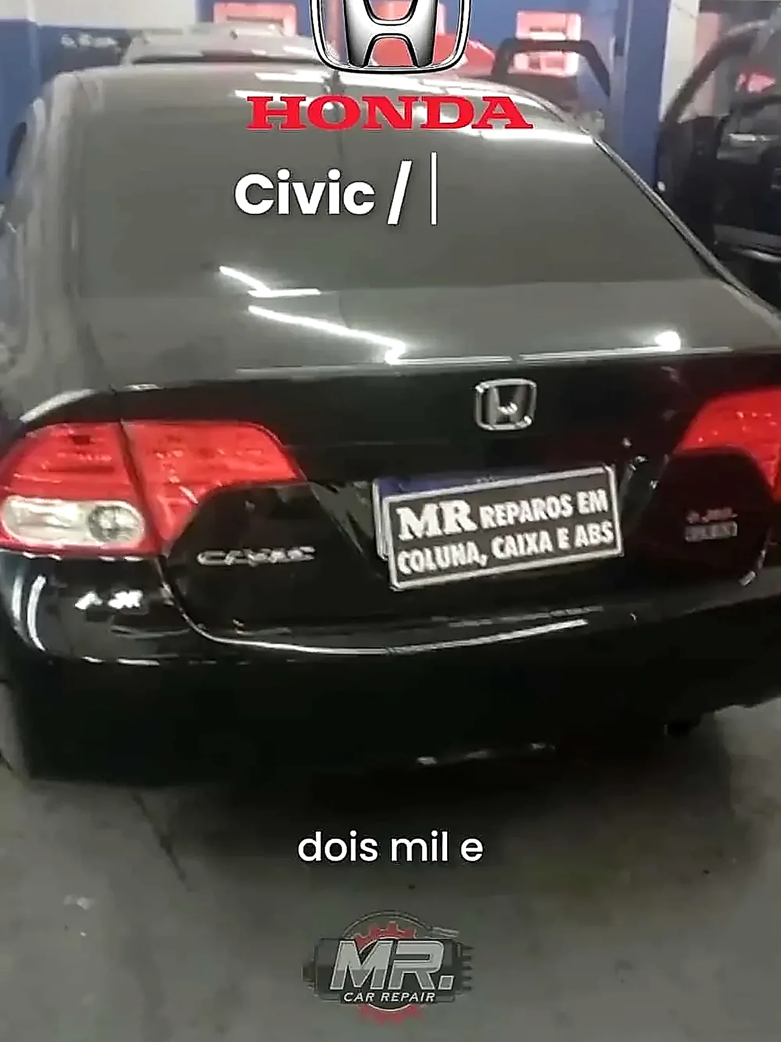 Registro real de veículo atendido pela MR Reparos